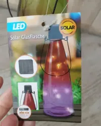 Lampa solarna ogrodowa, butelka solarna,nowa, LED,Solar — ujęcie 5