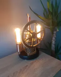 Lampa Steampunk, Industrialna — ujęcie 3