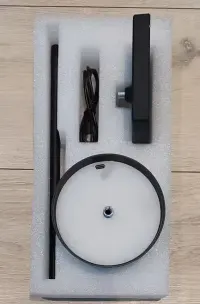 Lampa stołowa LED bezprzewodowa – Nowa, czarna, aluminium — ujęcie 5