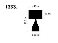 Lampa stołowa VIBIA JAZZ 1333 — ujęcie 3