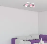 Lampa sufitowa 3 żarówki — ujęcie 3