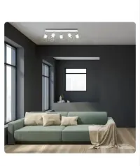 Lampa sufitowa bialo/złota — ujęcie 2