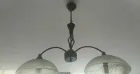 lampa sufitowa  dwa klosze — ujęcie 3