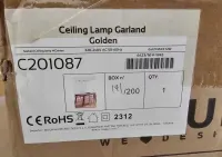 Lampa sufitowa Garland Golden — ujęcie 2