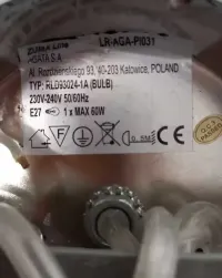 Lampa sufitowa jak duża żarówka - hit młodzieżowy! — ujęcie 3