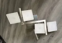 Lampa sufitowa ledowa - 4 kwadraty — ujęcie 3