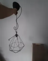 Lampa sufitowa loft , industrialna , żyrandol — ujęcie 2
