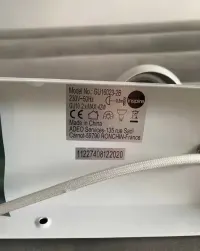 Lampa sufitowa podwójna GU10, biała, regulowana – jak nowa — ujęcie 3