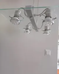 Lampa sufitowa szklana — ujęcie 3