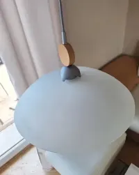 lampa sufitowa szklana wisząca monia — ujęcie 2