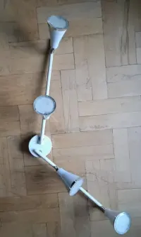 Lampa wiszaca 4 oprawy Led, biała — ujęcie 3