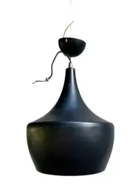 Lampa wisząca czarna MD 5843-1 Black Red White E27 60 W — ujęcie 5