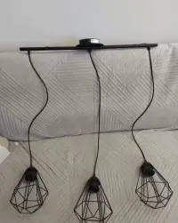 Lampa wisząca GoodHome Smertrio 3-punktowa E27 czarna — ujęcie 4