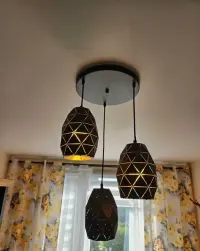 Lampa wisząca Italux Harley 3-punktowa — ujęcie 3