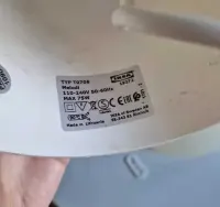 Lampa wisząca Melodi Ikea 28 cm sufitowa biała — ujęcie 3