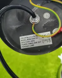 Lampa wisząca srebrna dymiona  MDM2096/1 A - Italux E27 — ujęcie 3