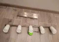 Lampa Wisząca Stal szczotkowana 5-punktowa lampa stołowa — ujęcie 3