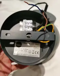 Lampa wisząca stalowa kolor antracyt, styl industrialny — ujęcie 4