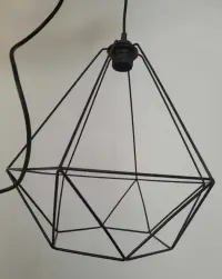 Lampa wisząca, sufitowa, druciana IKEA — ujęcie 4