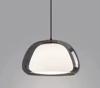 Lampa  wisząca sufitowa  JELLY  śr.40cm ciemne szkło NOWA — ujęcie 2