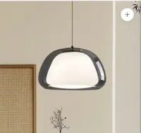 Lampa  wisząca sufitowa  JELLY  śr.40cm ciemne szkło NOWA — ujęcie 3