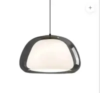 Lampa  wisząca sufitowa  JELLY  śr.40cm ciemne szkło NOWA — ujęcie 4