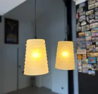 Lampa wiszaca sufitowa vintage (Klosz) — ujęcie 5