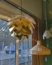 Lampa wisząca Umage Aluvia mosiężna 59 cm powystawowa — ujęcie 2