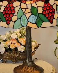 Lampa Witrazowa Tiffany Styl.Stan Idealny — ujęcie 5