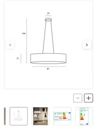 Lampa Żyrandol wisząca Anabella +Kinkiety — ujęcie 3