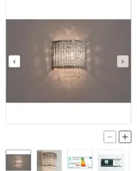 Lampa Żyrandol wisząca Anabella +Kinkiety — ujęcie 5