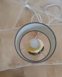 Lampka 25cm emotki nocna okulary abażur żarówka kinkiet — ujęcie 3