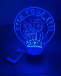 Lampka LED 3D Rick and Morty / Lamp — ujęcie 5