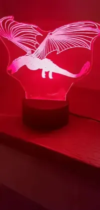 Lampka led 3D Smok — ujęcie 4