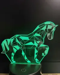 Lampka LED puzzle konik — ujęcie 2