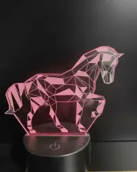 Lampka LED puzzle konik — ujęcie 4