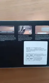 Lampka zawieszana dwuczęściowa LED na monitor Nowa — ujęcie 3