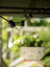 Lampki ogrodowe, girlanda ogrodowa 10m — ujęcie 3