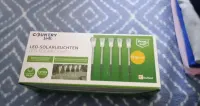 Lampki solarne LED ogrodowe 34cm ze stali szlachetnej 5 sztuk — ujęcie 4