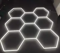 Lampy Hexagon LED 258x245cm Plaster Miodu Sześciokąt Domu Biura Salonu — ujęcie 2