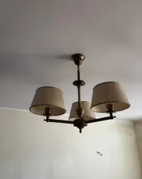 Lampy sufitowe miedz patyna plus kinkiety zarowki led uzywane bardzo ladne Okazja — ujęcie 4
