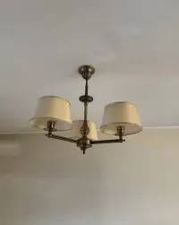 Lampy sufitowe miedz patyna plus kinkiety zarowki led uzywane bardzo ladne Okazja — ujęcie 5