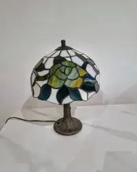 Lampy witrażowe stołowe nocne biurowe Tiffany — ujęcie 3