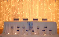 Łańcuch świetlny LED, kurtyna świetlna LED — ujęcie 5