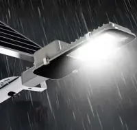 Latarnia Ogrodowa Lampa Solarna Na Słup Mocna 2000W PANEL Uliczna — ujęcie 4