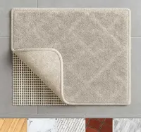 Mata ANTYPOŚLIZGOWA do dywanu - podkladka pod dywan 150x90 cm - stoper do dywanu - mata antyposlizgowa w kolorze bialym - mata do szuflady — ujęcie 3