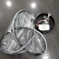 Nowa Lampa Sufitowa LED 36W | Nowoczesny Plafon | Czarny Loft — ujęcie 4