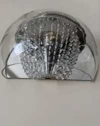 Nowoczesna lampa wisząca DISPOSA CLEAR D50, plus dwa kinkiety w komple — ujęcie 4