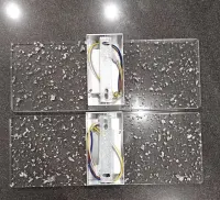 Nowoczesne Kinkiety LED (2 szt.) – Efekt Bąbelków – 3 Barwy Światła — ujęcie 2