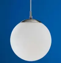 Nowy Zyrandol na lince E 27 1x 60w Biała kula — ujęcie 5